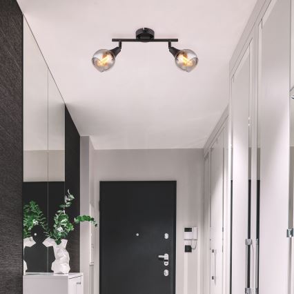 Globo - Bodové svítidlo 2xE14/40W/230V černá