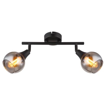 Globo - Bodové svítidlo 2xE14/40W/230V černá