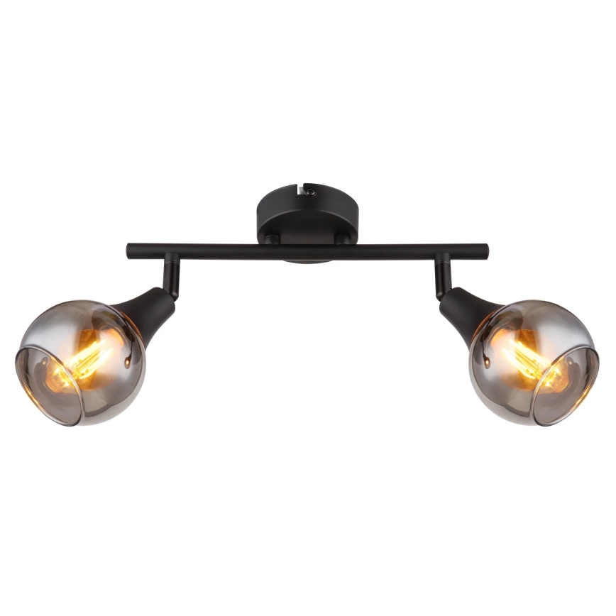 Globo - Bodové svítidlo 2xE14/40W/230V černá