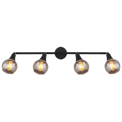 Globo - Bodové svítidlo 4xE14/40W/230V černá