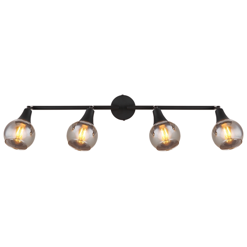 Globo - Bodové svítidlo 4xE14/40W/230V černá