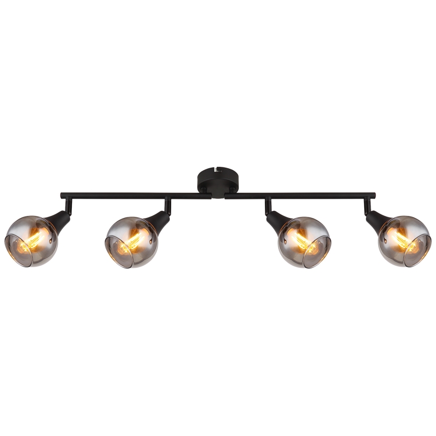 Globo - Bodové svítidlo 4xE14/40W/230V černá