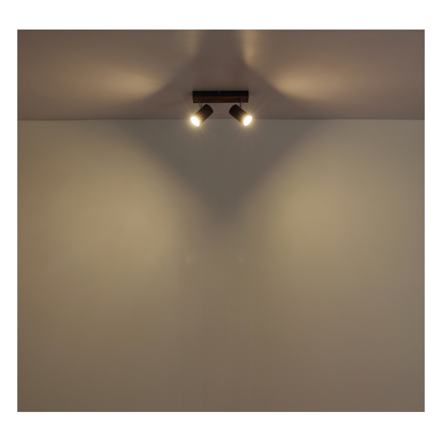 Globo - Bodové svítidlo 2xGU10/25W/230V černá