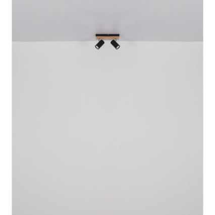 Globo - Bodové svítidlo 2xGU10/25W/230V černá