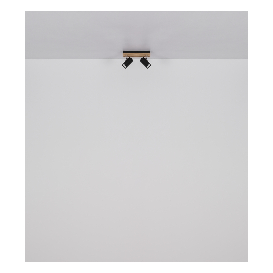 Globo - Bodové svítidlo 2xGU10/25W/230V černá
