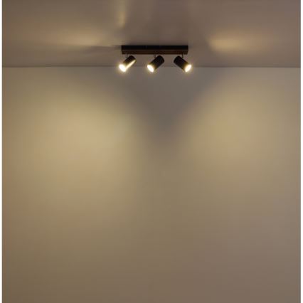 Globo - Bodové svítidlo 3xGU10/25W/230V černá