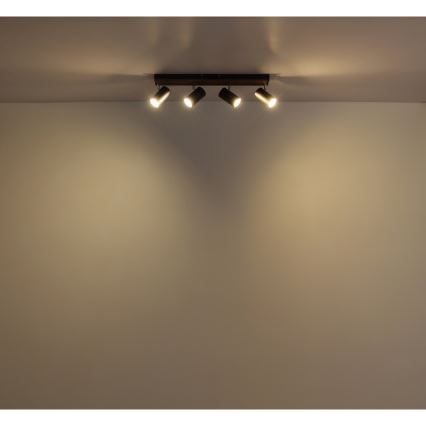 Globo - Bodové svítidlo 4xGU10/25W/230V černá