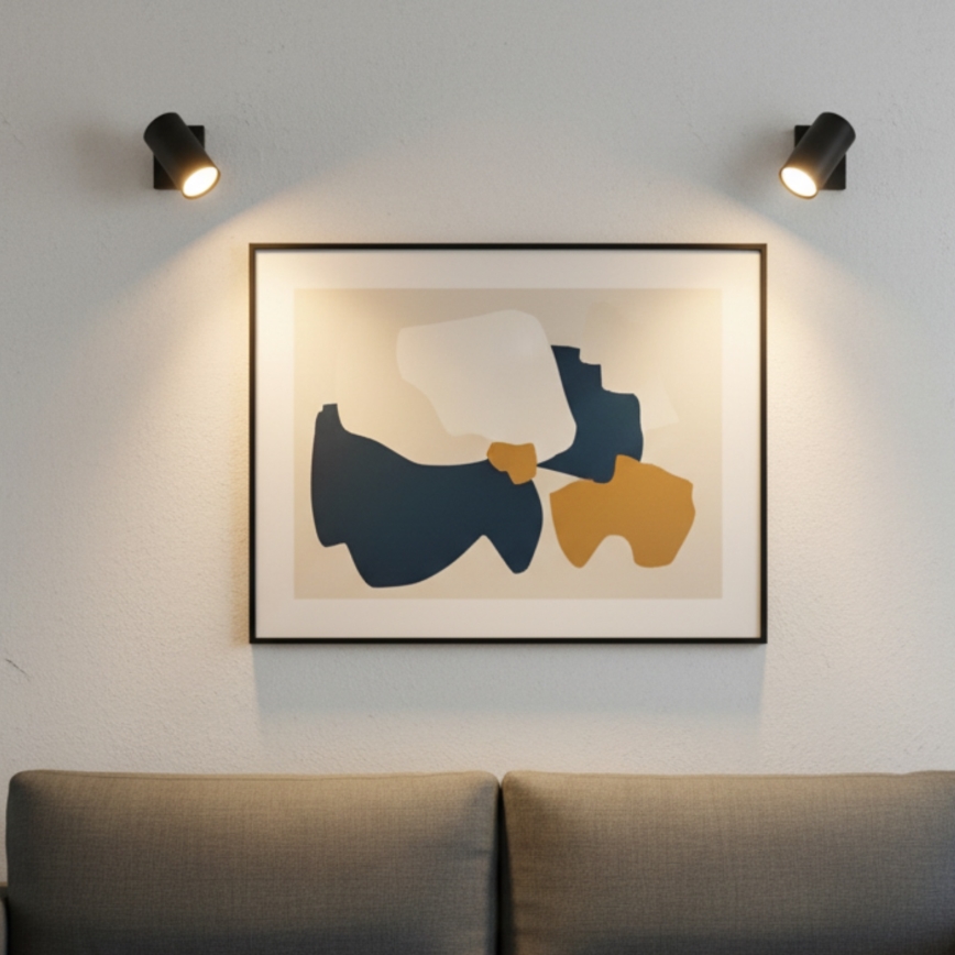 Globo - Nástěnné bodové svítidlo 1xGU10/25W/230V černá