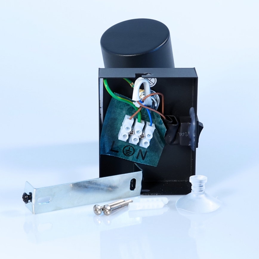 Globo - Nástěnné bodové svítidlo 1xGU10/25W/230V černá