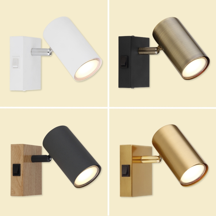 Globo - Nástěnné bodové svítidlo 1xGU10/25W/230V černá