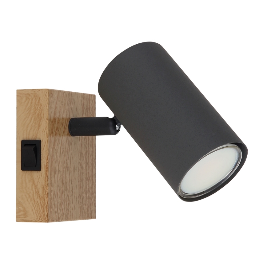 Globo - Nástěnné bodové svítidlo 1xGU10/25W/230V šedá/hnědá