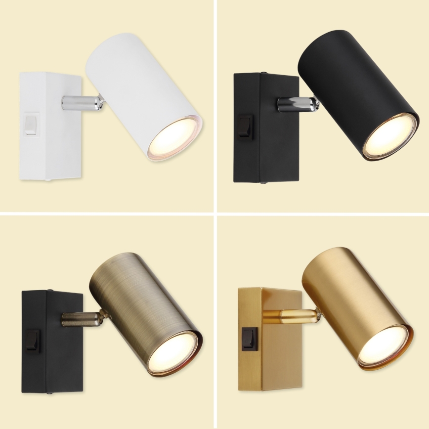 Globo - Nástěnné bodové svítidlo 1xGU10/25W/230V šedá/hnědá