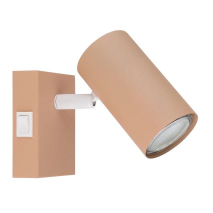 Globo - Nástěnné bodové svítidlo 1xGU10/25W/230V oranžová