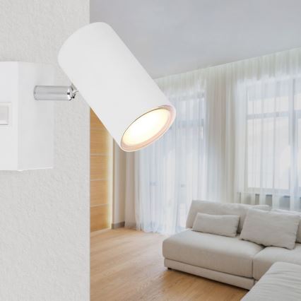 Globo - Nástěnné bodové svítidlo 1xGU10/25W/230V bílá
