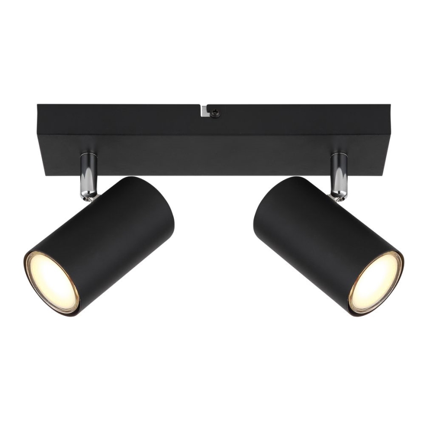 Globo - Bodové svítidlo 2xGU10/35W/230V černá