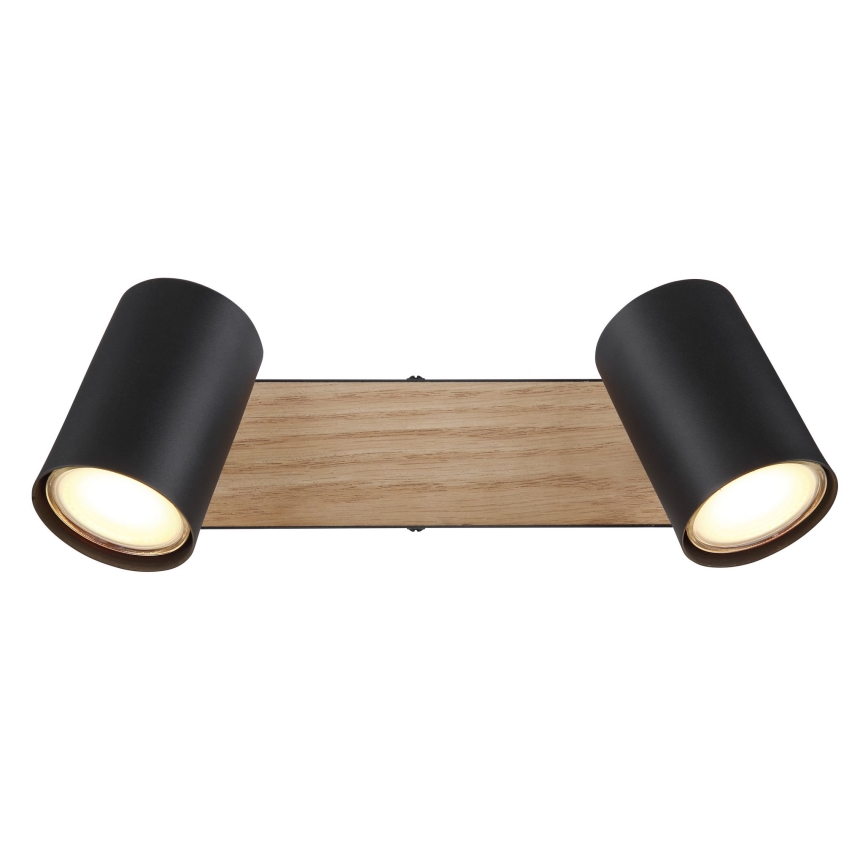 Globo - Bodové svítidlo 2xGU10/35W/230V černá/hnědá