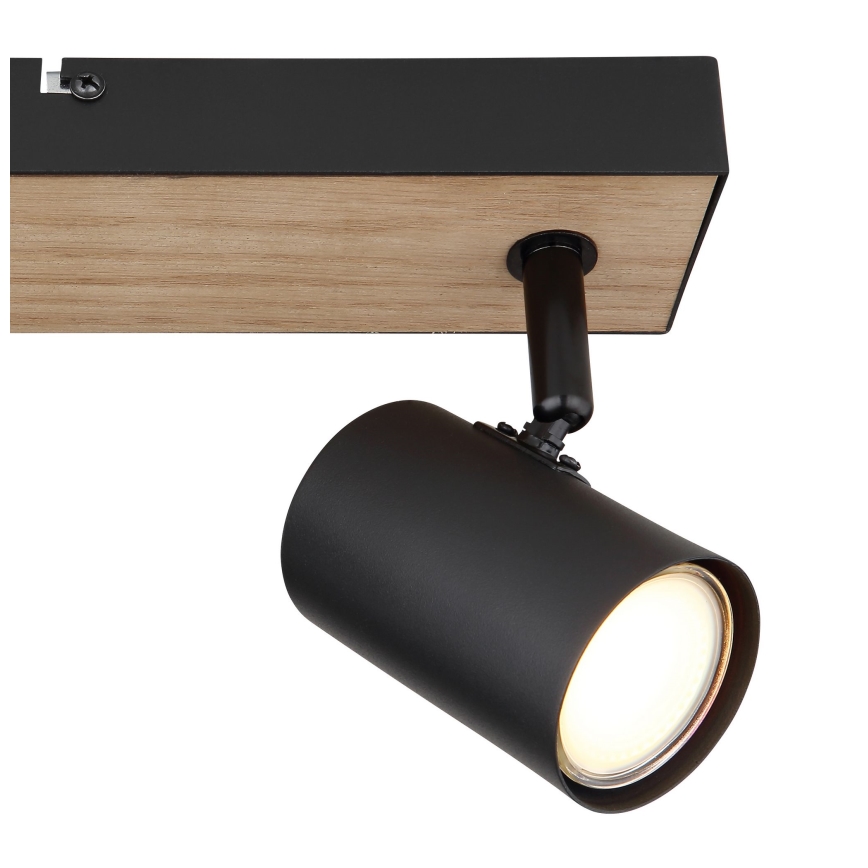 Globo - Bodové svítidlo 2xGU10/35W/230V černá/hnědá