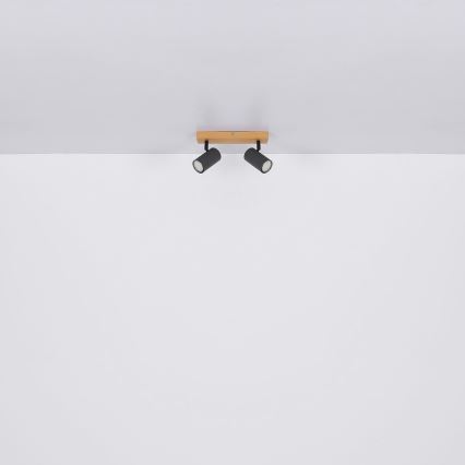 Globo - Bodové svítidlo 2xGU10/35W/230V šedá/hnědá