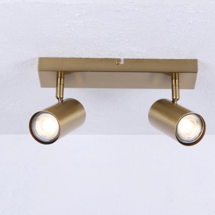 Globo - Bodové svítidlo 2xGU10/35W/230V zlatá