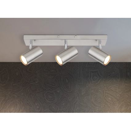 Globo - Bodové svítidlo 3xGU10/25W/230V matný chrom