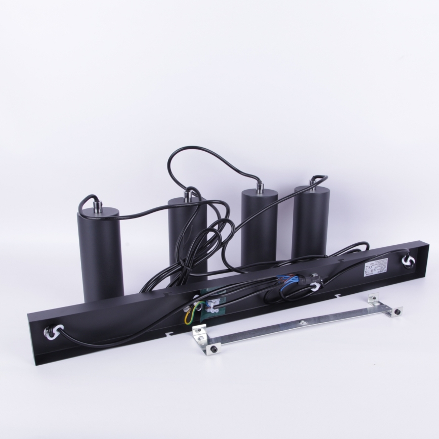 Globo - Lustr na lanku 4xGU10/35W/230V černá