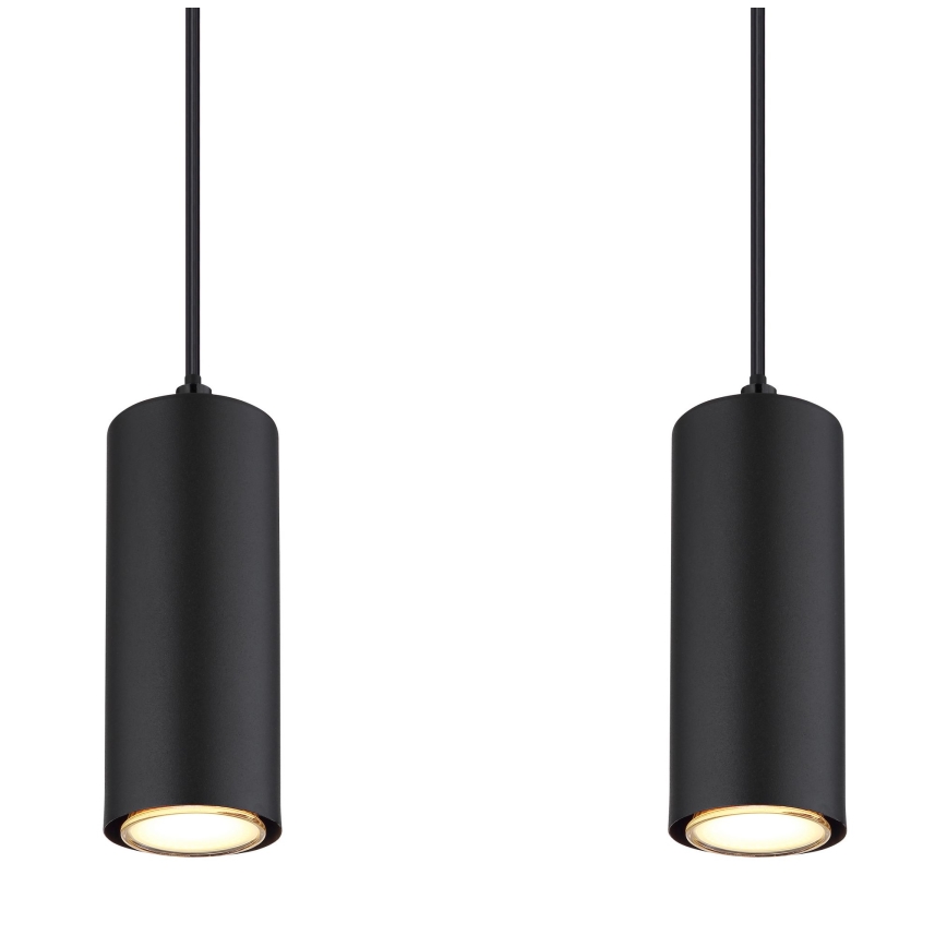 Globo - Lustr na lanku 4xGU10/35W/230V černá/hnědá