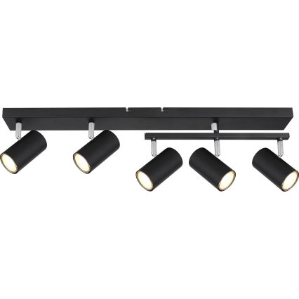 Globo - Bodové svítidlo 5xGU10/35W/230V černá