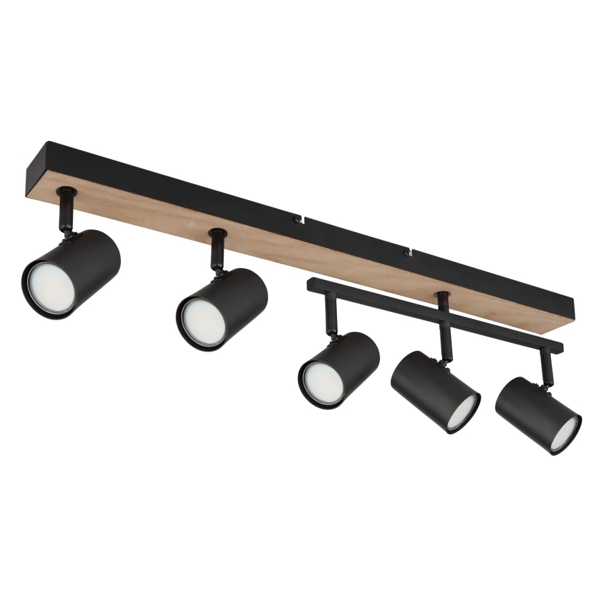Globo - Bodové svítidlo 5xGU10/35W/230V černá/hnědá