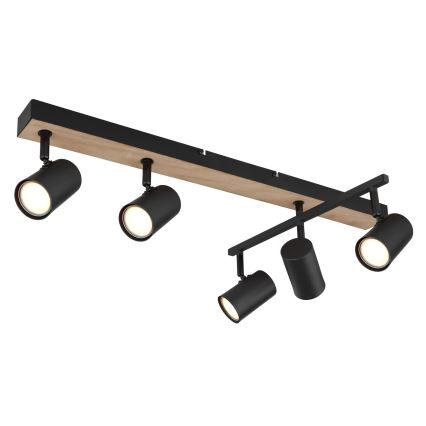 Globo - Bodové svítidlo 5xGU10/35W/230V černá/hnědá
