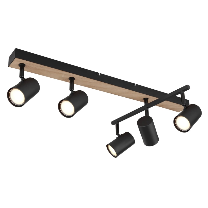 Globo - Bodové svítidlo 5xGU10/35W/230V černá/hnědá
