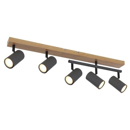 Globo - Bodové svítidlo 5xGU10/35W/230V hnědá/černá