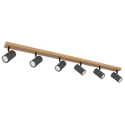 Globo - Bodové svítidlo 6xGU10/35W/230V hnědá/černá