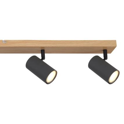 Globo - Bodové svítidlo 6xGU10/35W/230V hnědá/černá