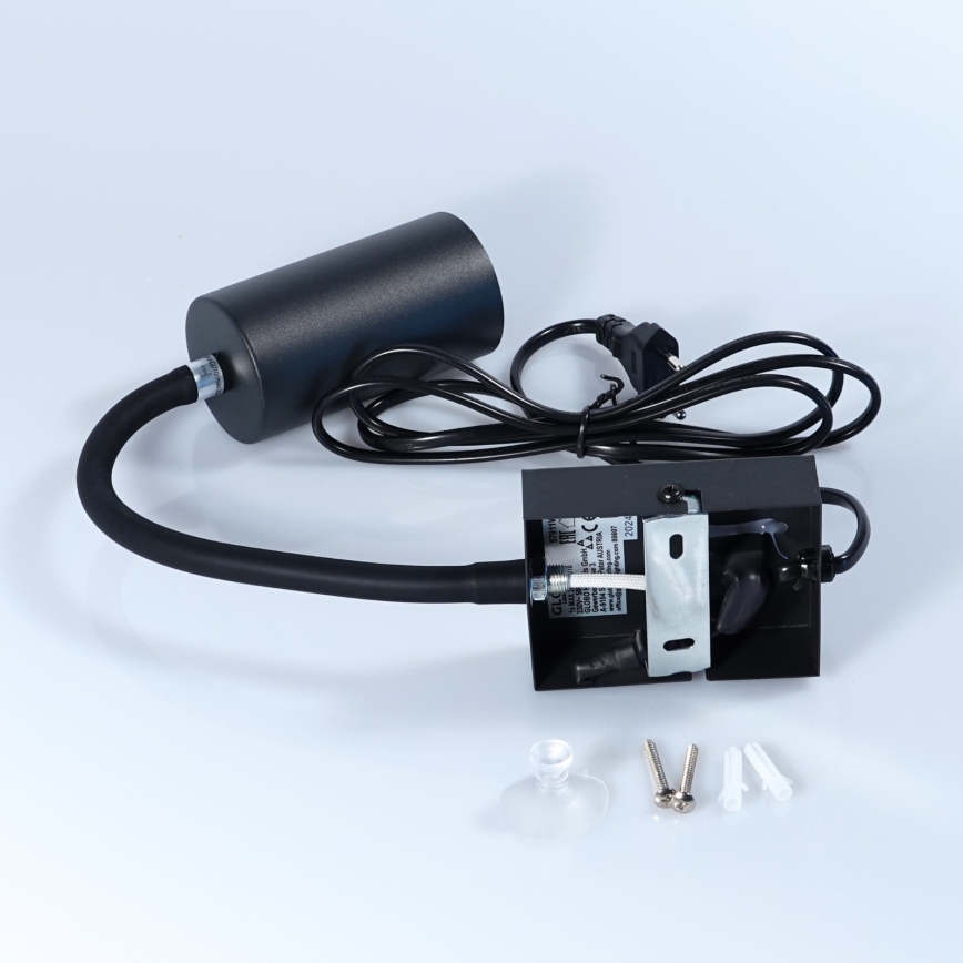 Globo - Flexibilní nástěnná lampa 1xGU10/25W/230V černá