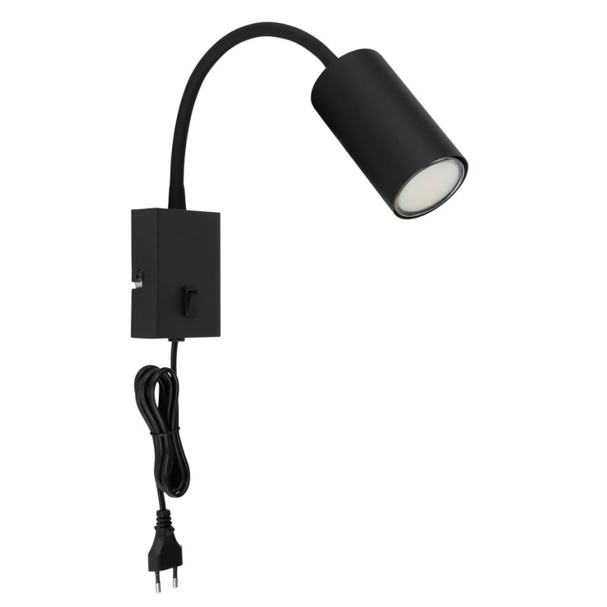 Globo - Flexibilní nástěnná lampa 1xGU10/25W/230V černá