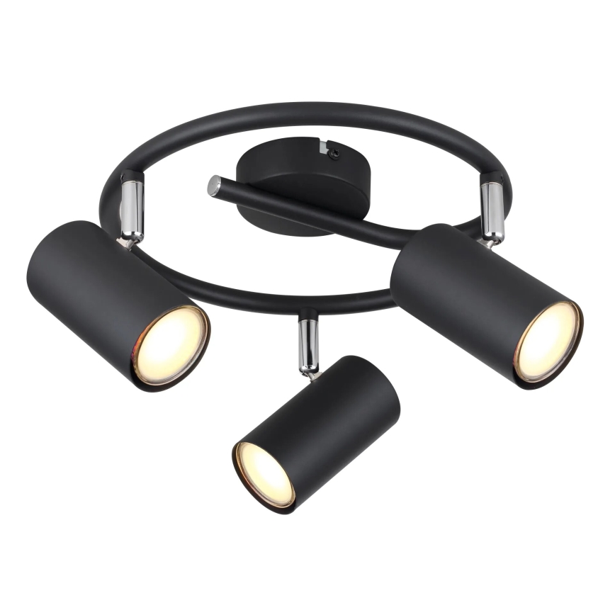 Globo - Bodové svítidlo 3xGU10/25W/230V černá