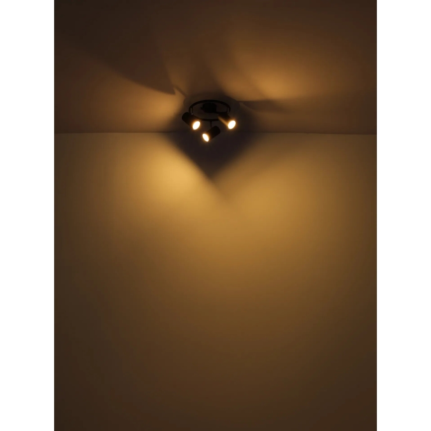 Globo - Bodové svítidlo 3xGU10/25W/230V černá