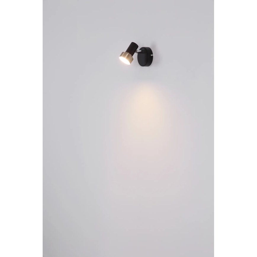 Globo - Nástěnné bodové svítidlo 1xGU10/25W/230V černá/stříbrná