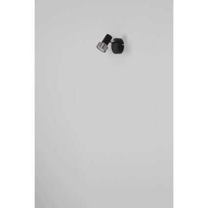 Globo - Nástěnné bodové svítidlo 1xGU10/25W/230V černá/stříbrná