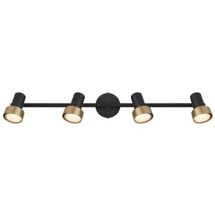 Globo - Bodové svítidlo  4xGU10/25W/230V černá/zlatá