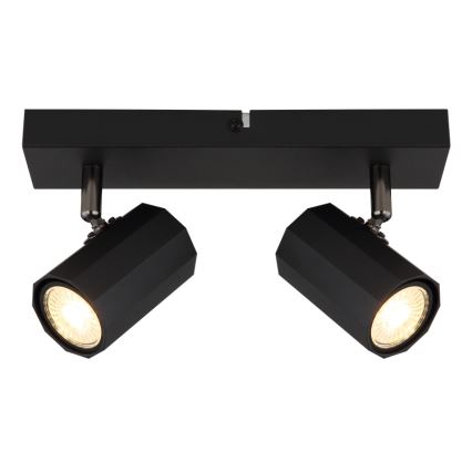 Globo - Bodové svítidlo 2xGU10/25W/230V černá