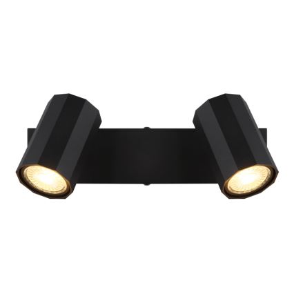 Globo - Bodové svítidlo 2xGU10/25W/230V černá