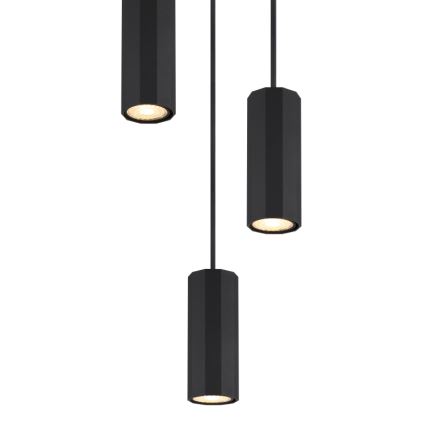 Globo - Lustr na lanku 3xGU10/25W/230V černá