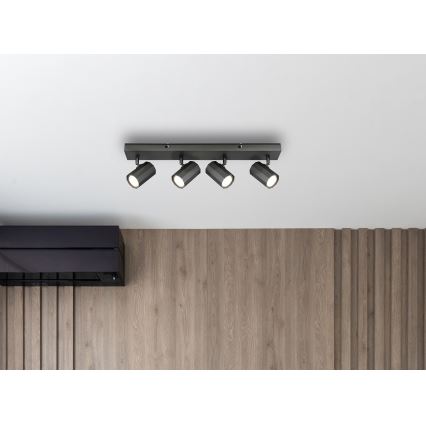 Globo - Bodové svítidlo 4xGU10/25W/230V černá