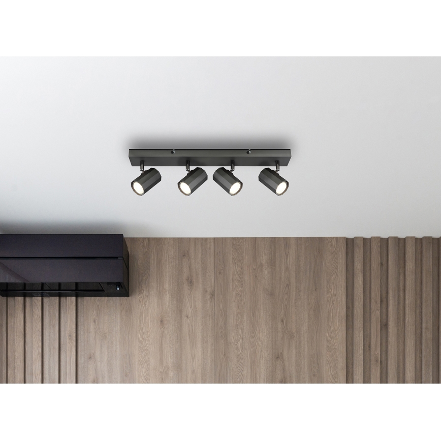 Globo - Bodové svítidlo 4xGU10/25W/230V černá
