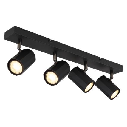 Globo - Bodové svítidlo 4xGU10/25W/230V černá