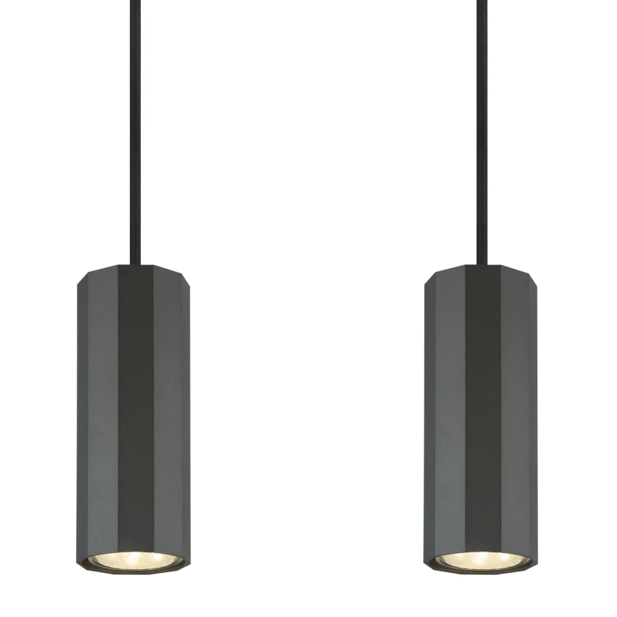 Globo - Lustr na lanku 4xGU10/25W/230V černá