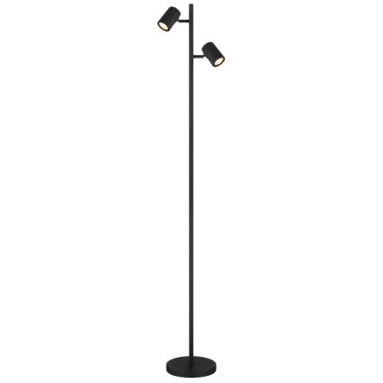 Globo - Stojací lampa 2xGU10/5W/230V černá