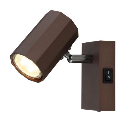 Globo - Nástěnné bodové svítidlo 1xGU10/25W/230V hnědá
