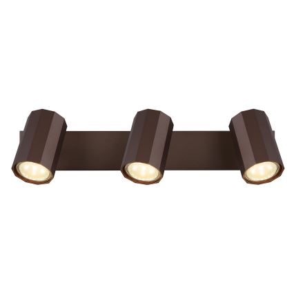 Globo - Bodové svítidlo 3xGU10/25W/230V hnědá